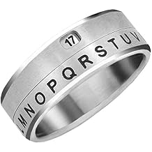 Decoder Ring Secret Window Silver Size 12