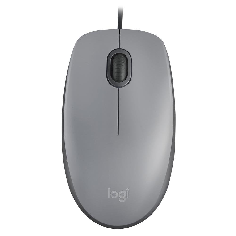 Logitech M110 Wired Mouse Grey