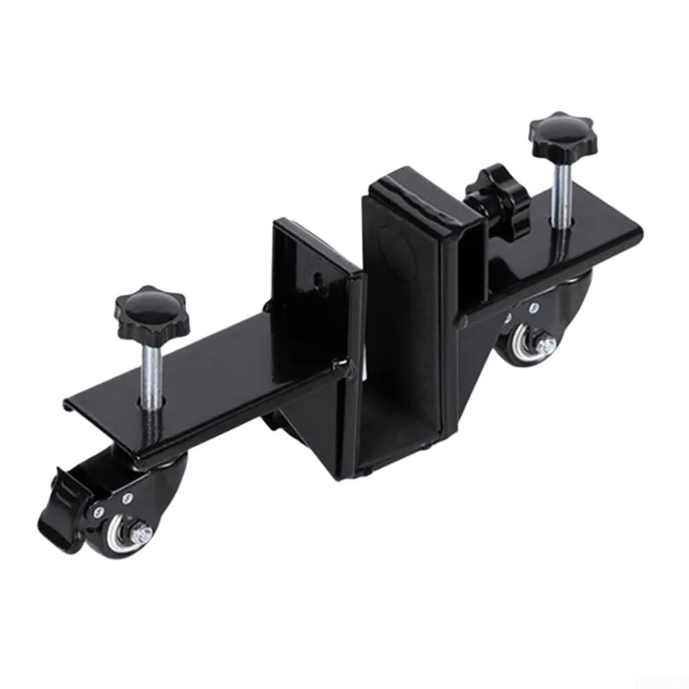Carrello di installazione della porta girevole a 360° per porte pesanti – Sollevatore regolabile in altezza fino a 80 mm – Strumento per il movimento dei mobili con telaio in acciaio (2 pezzi)