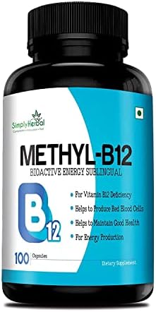 Best health supplement | SVETLANA Vitamin B12, Methyl B12 Methylcobalami, Produce Red Blood Cells, Maintain Good Health, Boost Energy, Heart Health, Plant Based Supplements – 100 Capsules Best health supplement | SVETLANA Vitamin B12, Methyl B12 Methylcobalami, Produce Red Blood Cells, Maintain Good Health, Boost Energy, Heart Health, Plant Based Supplements – 100 Capsules