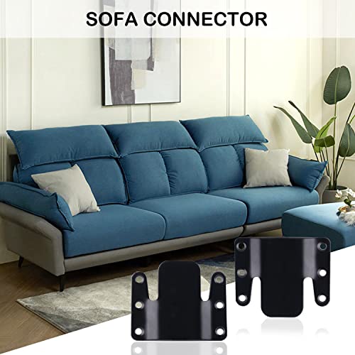 12Pcs Sectional Connectors For Sofa Interlocking, Furniture Bracket With Screws For Couch And Loveseat Sofa Replacement Parts #TOP4