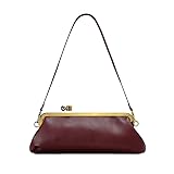 Fermeture classique Kiss-Lock : le cadre en métal doré avec fermeture Kiss Lock bombée rappelle les sacs de soirée vintage emblématiques et ajoute une touche intemporelle et élégante à n'importe quelle tenue