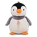mangege Bambola a Pelo Lungo Pinguino Bambola di Pesce osseo Pinguino Peluche Bambola per Bambini 45CM0.8KG A