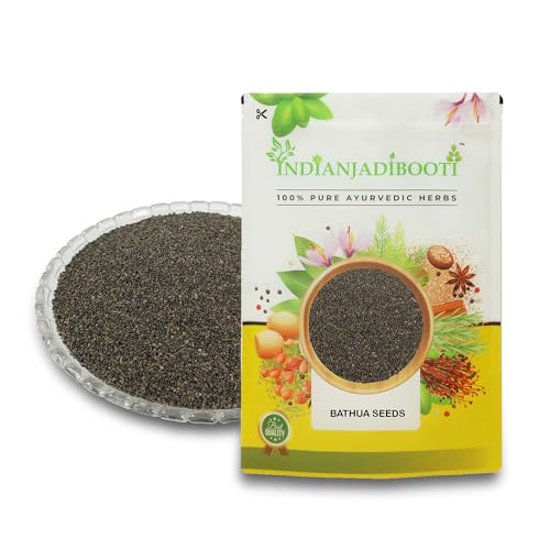 Image of IndianJadiBooti Pure Bathua Seeds (Chenopodium Album) | Lamb's Quarters | Traditional Ayurvedic Superseed for Digestive Harmony, Systemic Cleansing & Vitality, 400 Grams | (Pack Of 2)