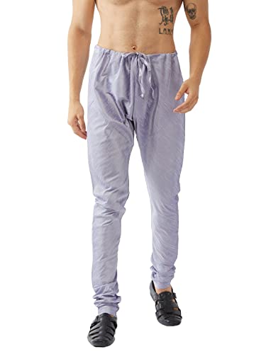 Image of Mother VM Mens Silk Blend Pyjama - Stylish Lounge Wear for Relaxation and Sleep | Regular Premium Cotton, Elastic Waist, and Classic Design for Ultimate Comfort