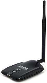Alfa AWUS036NHA - Wireless B/G/N USB Adaptor - 802.11n - 150Mbps - 2.4 GHz - 5dBi Antenna - Long Range - Atheros Chipset - Windows XP/Vista 64-Bit /128-Bit Windows 7 Compatible