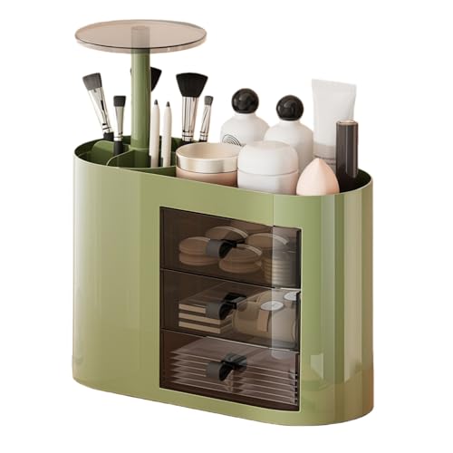 Zuroma ���ϕi���[�{�b�N�X ���~���J�o�[ 3�i�����o�� ��e�� �������[ ���C�N�u���V�z���_�[ �h�o�h�� �R�X�����[ �f�X�N���� �������� �k���� (30.5×13×29.5cm,�r���e�[�W�O���[��)