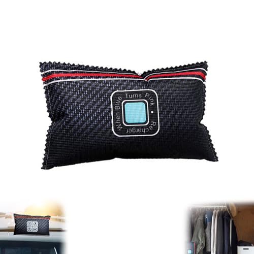 Sacchetto Deumidificatore per Auto e Casa, Deumidificatore Ricaricabile a Microonde, con Base Antiscivolo, Assorbitore di Umidità Anti-Condensa per Auto, Barche, Armadi, Viaggi - Controllo Odori