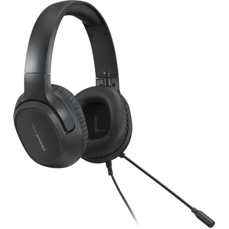 Image of Lenovo IdeaPad H100 Gaming Headset, 50mm Drivers, Stereo Over Ear Headphones with Mic, Padded Earcups, in-Line Volume, GXD1C67963, Black