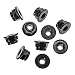 Axial AXA1045 Nylon Locknut (10-Piece), M4, Black