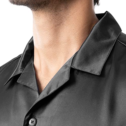 Joseph Abboud Men's Long Sleeve Charmeuse Satin Pajama Sleep Set3