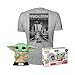Funko Pop! & Tee: The Mandalorian - Grogu with Cookies - XL