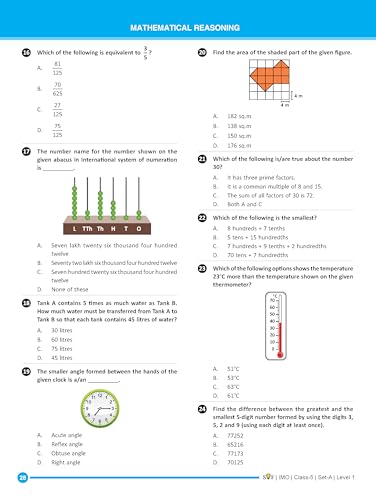 Image of MTG IMO Olympiad 10 Previous Years Papers Class 5 Mathematics (2025-2021 Set A & B) - Model Test Papers with 24 Sample OMR Sheets | PYQ Book For SOF Olympiad 2026-27 Exam