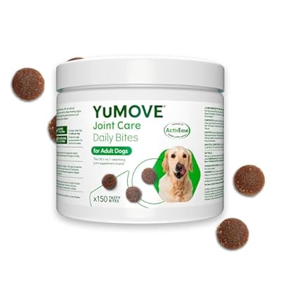 YuMOVE Joint Supplement for Dogs, Daily Bites for Joint Care, Essential Dog Hip and Joint Aid for Stiff Dogs Aged 6 to 8 Years, 150 Chews