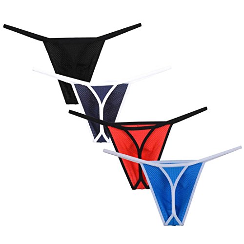 OROCOJUCO Men Brazilian G-String Posing Thong Underwear Guys Secret Back Choice Shorts2