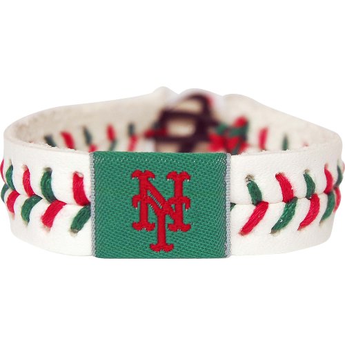 MLB New York Mets Holiday Baseball Bracelet