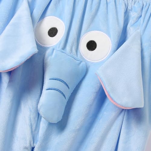 Pajama Pants Men Elephant Cartoon Funny Sleepwear with Big Nose and Ears Soft Women Homewear Prank Gifts for Couples2