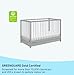 Graco Teddi 5-in-1 Convertible Crib with Drawer (Pebble Gray with White) – GREENGUARD Gold Certified, Crib with Drawer Combo, Full-Size Nursery Storage Drawer, Converts to Toddler Bed