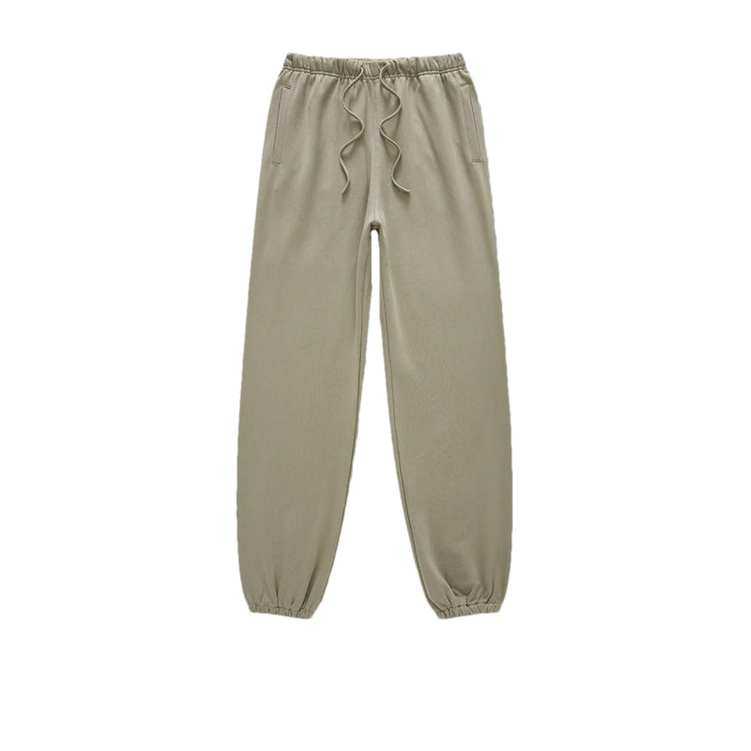Mens Heavy Weight Solid Sweatpants Elastic Waist Loose Fit Casual Sport Joggers Streetwear