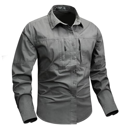 Camisa de exterior retro transpirable para hombre activo 2