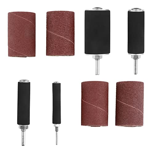 Drum Sanders For Woodworking Spindle Sander 20Pcs Spindle Sanding Drum Sander Tool Kit Set With Case For Drill Press #TOP7