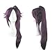 GORKEM Christmas purple cosplay wig for yoruichi bleach cosplay, halloween, carnival party, carnival, nightlife, concert, wedding, masquerade