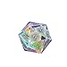 UDIXI 30mm Prism Glass D20 Dice Large Polyhedral RPG 20 Sized DND Dice for Role Playing Games Tabletop Games,D&D