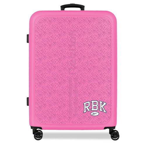 Valise Reebok Chicago rose en ABS rigide pour protéger vos vêtements
