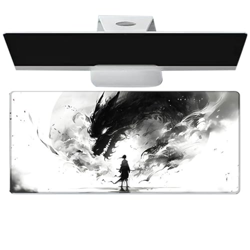 Grand tapis de souris design élégant finitions soignées pour bureau haut de gamme
