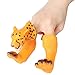 Finger Puppet Set 30 PCS, Realistic Animals Finger Puppets, Soft Vinyl Rubber Animal Head Finger Puppet with Feet Theaters Doll Model Toy, Great for Storytelling Gift for Kids