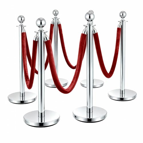 Séparateur de corde de style épissure avec poteau de contrôle de foule modulaire en lot
