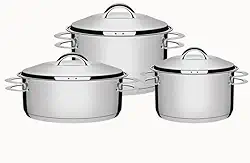 Jogo de Panelas com Fundo Triplo, Tramontina, Solar 65510740, Inox