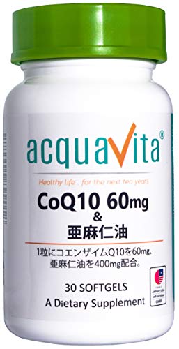 acquavita コエンザイムQ10&亜麻仁油 30粒