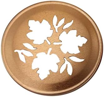 Copper Leaf Cutout Lid Inserts for Mason, Ball, Canning Jars (10 Pack, Regular Mouth)