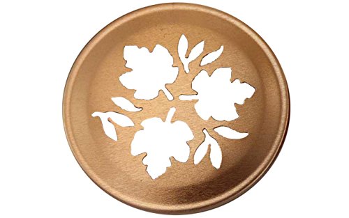 Copper Leaf Cutout Lid Inserts For Mason, Ball, Canning Jars (10 Pack, Regular Mouth) #TOP28
