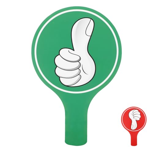Accessoires de classe pour enseignant et panneau de vote yes or no pour animer les quiz scolaires