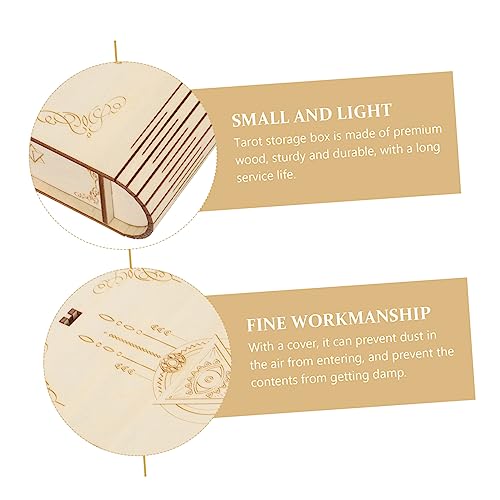 Caja almacenamiento rectangular 4 piezas para tarot