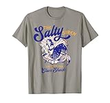 Salty Siren Cocktail Bar: Nautical Summer Party Mermaid T-Shirt