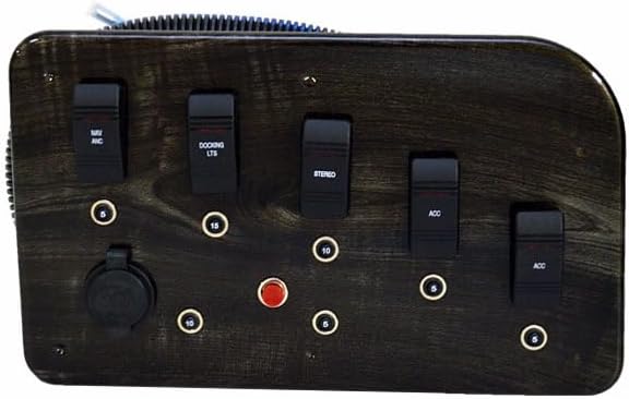 Godfrey Pontoon Boat Switch Breaker Panel | Sweetwater Gray Woodgrain
