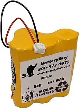BatteryGuy BG DL28 Alkaline Door Lock Replacement for The A28310 Battery - 6V 2800mAh