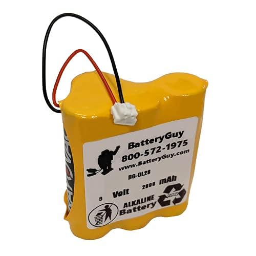 BatteryGuy BG DL28 Alkaline Door Lock Replacement for The A28310 Battery - 6V 2800mAh