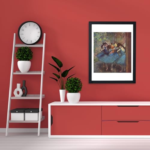 Affiche encadrée Blue Dancers Edgar Degas Spiffing Prints