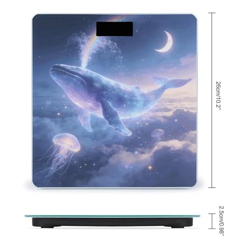 Báscula digital para baño Dreams of Whales in The Clouds miniatura 2