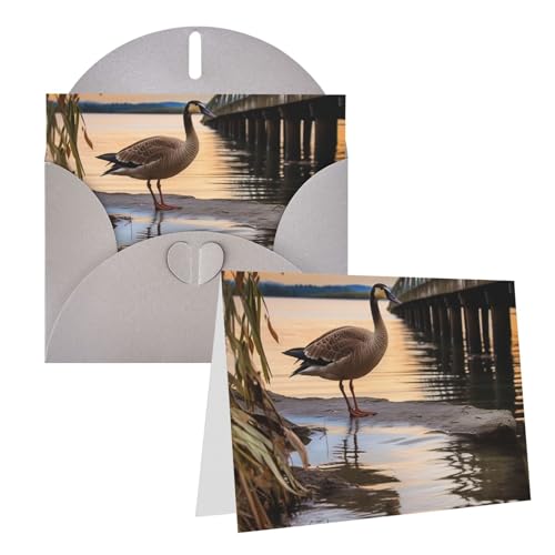 GDSHJKLW Wild Goose By The Bridge 󔒂̃O[eBOJ[h t 4C` x 6C` TL[J[h m[gJ[h @J[h O[ NX}X zf[ a  LO