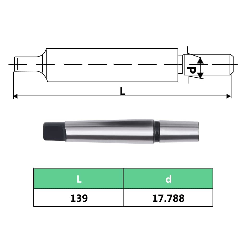 Portabrocas sin llave MT3-B18 con rango de sujeción de 16 mm, portabrocas sin llave de acero de 40 Cr, adecuado para taladros, fresadoras, tornos, bricolaje, taller, obras