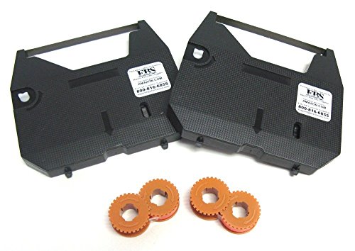 2 Ribbons / 2 Correction Tapes K Series Typewriter Ribbons and Correction Tapes for All Smith Corona Wordsmith Typewriters Models 100 and 250