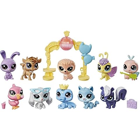 Littlest Pet Shop Sparkle Spectacular Collection Pack Toy, Includes 10 Glitter Pets, Ages 4 and Up Cover