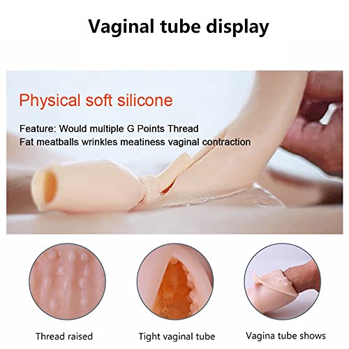 Wisfancy Realistic Silikon Panty Fake Pussy Unterwäsche Crossdresser Hip Buttock Pants Hiding Gaff Thong Briefs für Transgender Dragqueen Crossdresser Cosplay, Nude