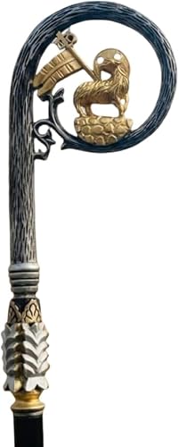 Wood Crozier Polish Staff Crosier Bishop Quality Craftsmanship, 72" Christmas U1
