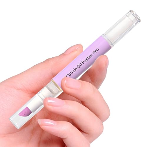 Bolígrafo Para Cutículas, Empujador de Buffer de Precisión, Pluma De Para Uñas Perfumada, Para Mujeres Y Niñas, Reparación De Uñas Dañadas, Fortalecimiento E